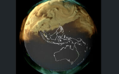 La Terra avvolta nelle emissioni di CO2 nel video della NASA